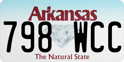 AR license plate 798WCC
