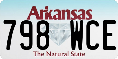 AR license plate 798WCE