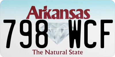 AR license plate 798WCF