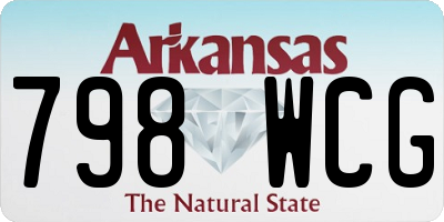 AR license plate 798WCG