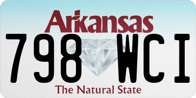 AR license plate 798WCI