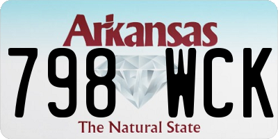 AR license plate 798WCK
