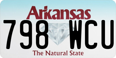 AR license plate 798WCU
