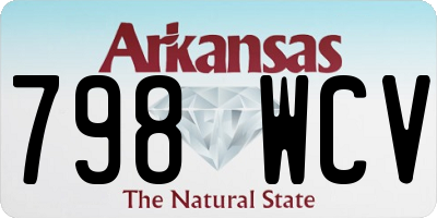 AR license plate 798WCV