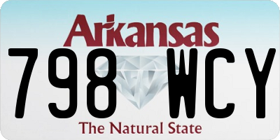 AR license plate 798WCY