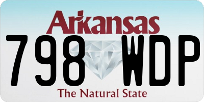 AR license plate 798WDP