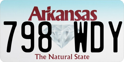 AR license plate 798WDY