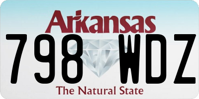 AR license plate 798WDZ