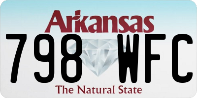 AR license plate 798WFC