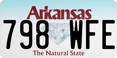 AR license plate 798WFE