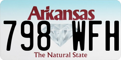 AR license plate 798WFH
