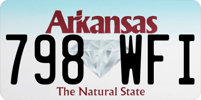 AR license plate 798WFI