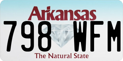AR license plate 798WFM