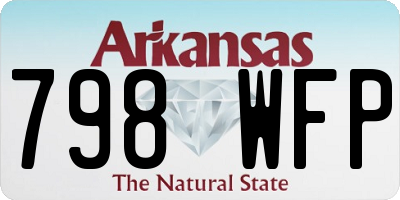 AR license plate 798WFP