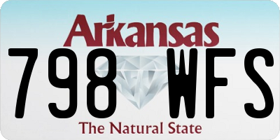 AR license plate 798WFS