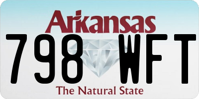 AR license plate 798WFT