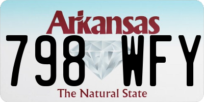 AR license plate 798WFY
