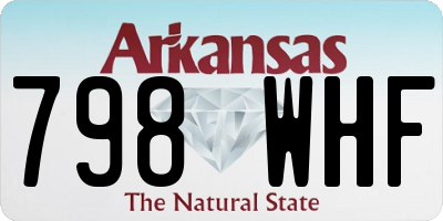 AR license plate 798WHF