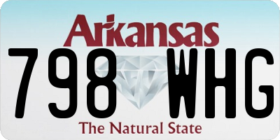 AR license plate 798WHG