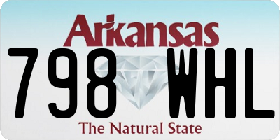 AR license plate 798WHL