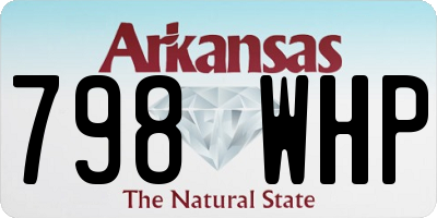AR license plate 798WHP