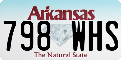 AR license plate 798WHS