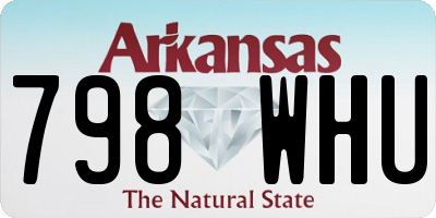 AR license plate 798WHU