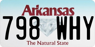 AR license plate 798WHY