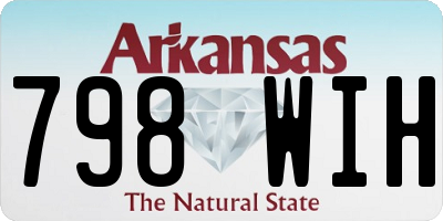 AR license plate 798WIH