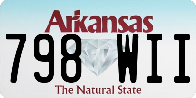 AR license plate 798WII