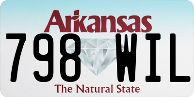 AR license plate 798WIL