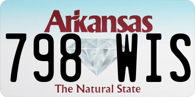 AR license plate 798WIS