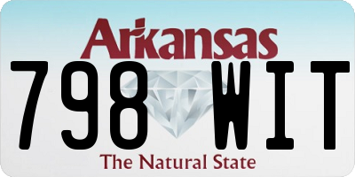 AR license plate 798WIT