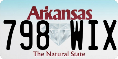 AR license plate 798WIX