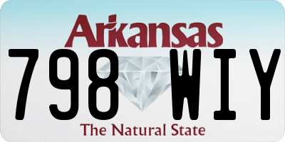 AR license plate 798WIY