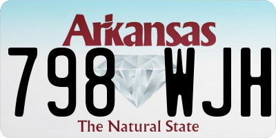 AR license plate 798WJH