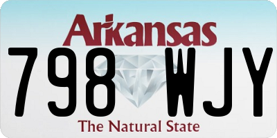 AR license plate 798WJY