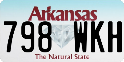 AR license plate 798WKH