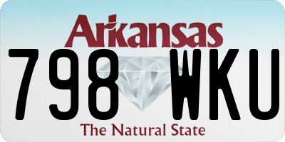 AR license plate 798WKU