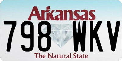 AR license plate 798WKV