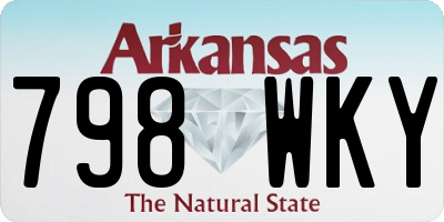 AR license plate 798WKY