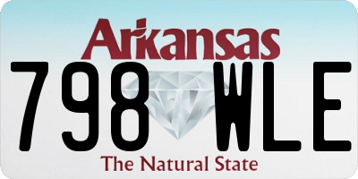 AR license plate 798WLE