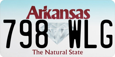 AR license plate 798WLG