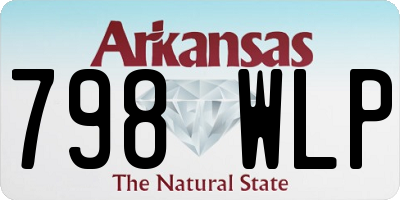 AR license plate 798WLP