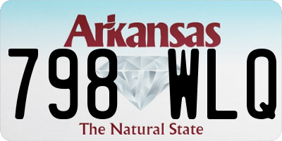 AR license plate 798WLQ