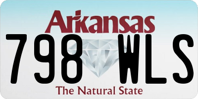 AR license plate 798WLS