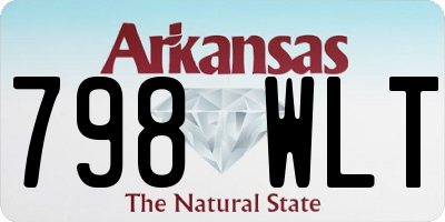 AR license plate 798WLT