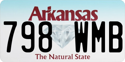 AR license plate 798WMB