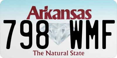 AR license plate 798WMF