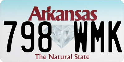 AR license plate 798WMK